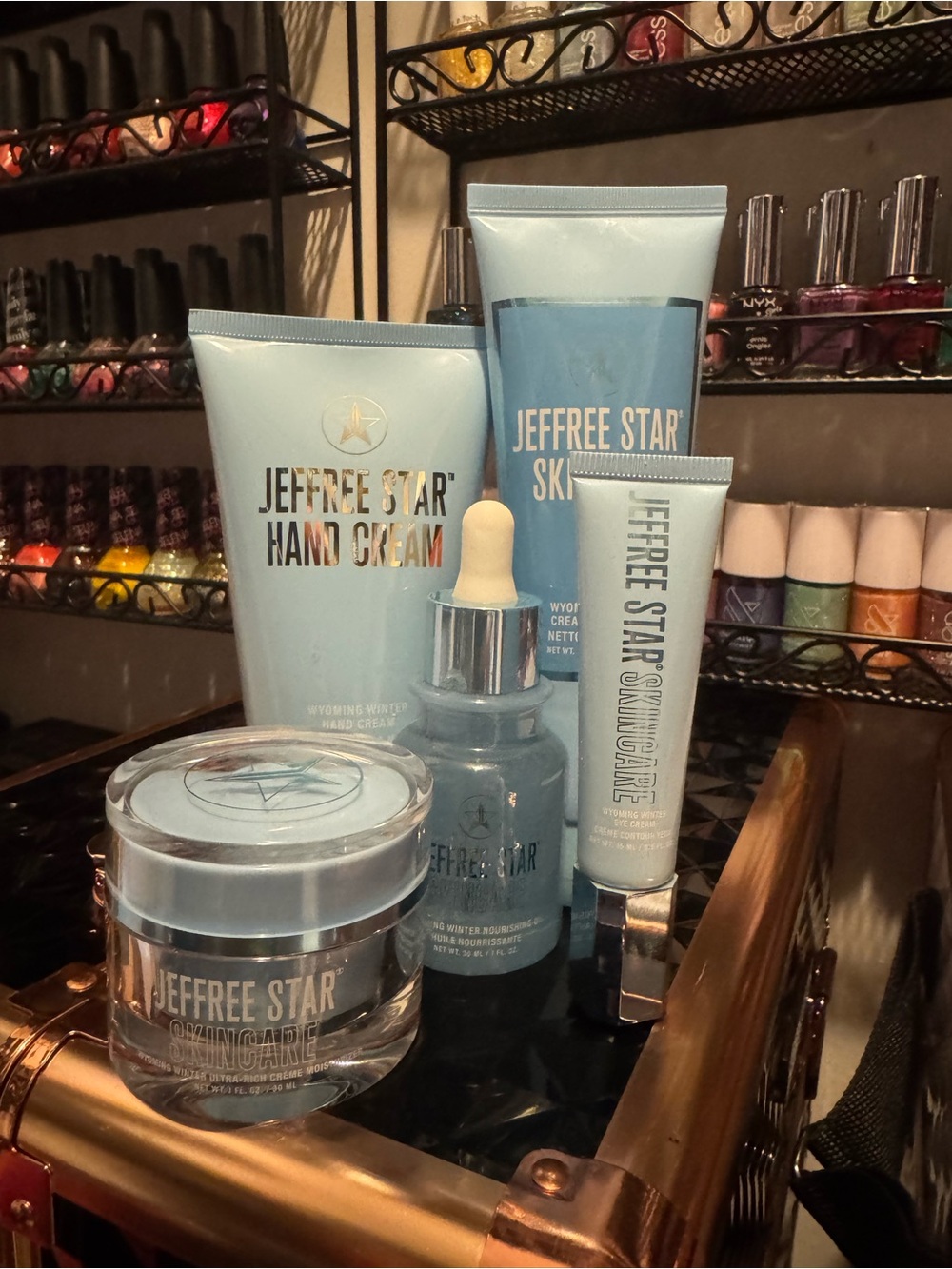 USED Jeffree Star Winter Wyoming Skincare Daily Moisture Bundle